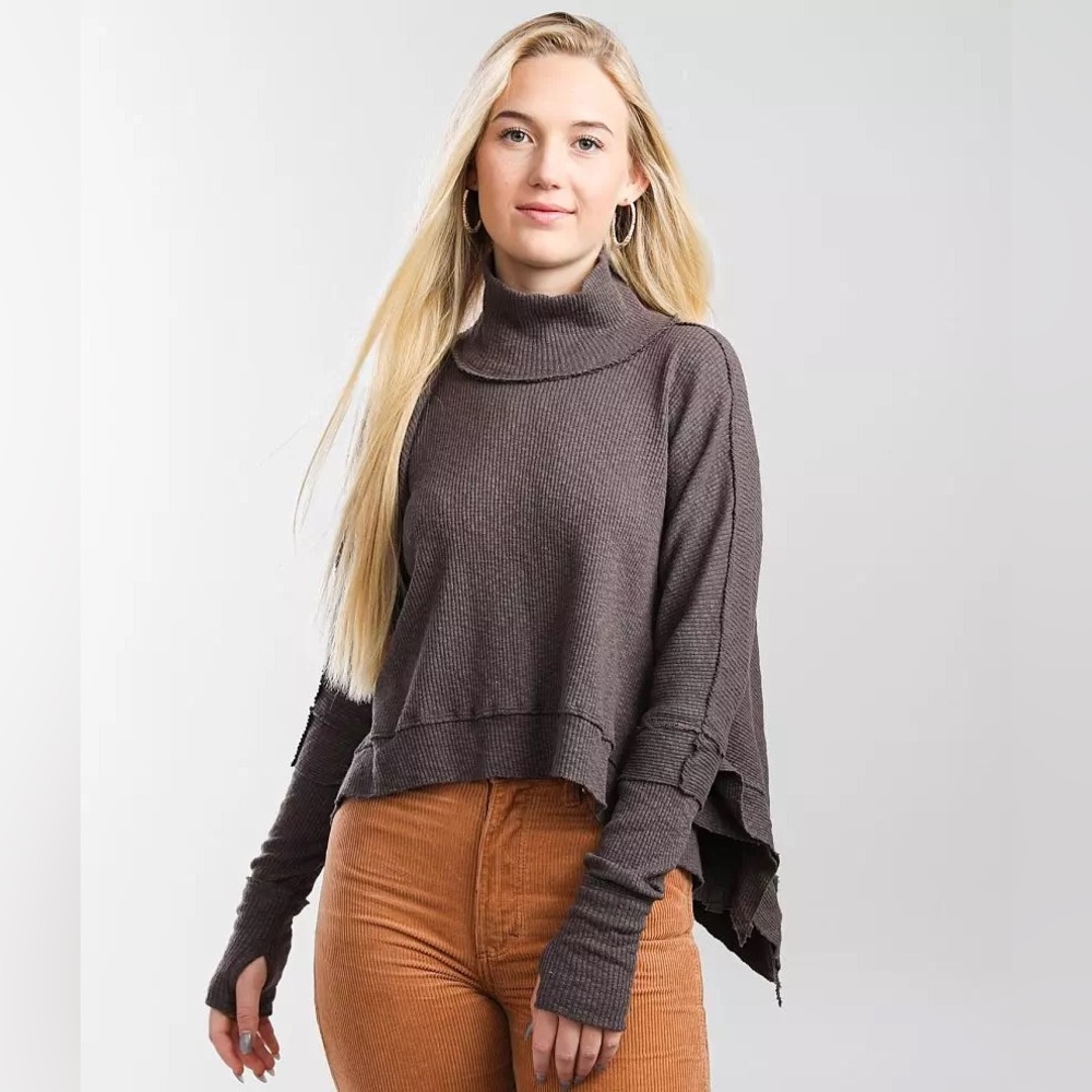 Free People We The Free Moon Daisey Thermal in Horseshoe size medium